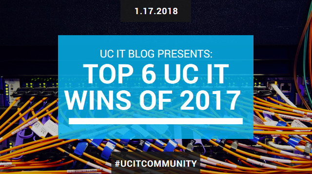 Text: Top 6 UC IT Wins of 2017