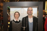 Eric and Julie dress up as farmers for Halloween