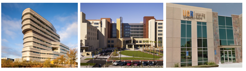 Jacobs Medical Center at UC San Diego Health; Douglas Hospital at UCI Health; a women’s health office at UCR Health