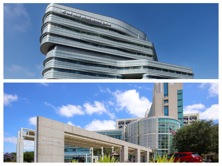 UC San Diego Health Center and UC San Diego Jacobs Medical Center