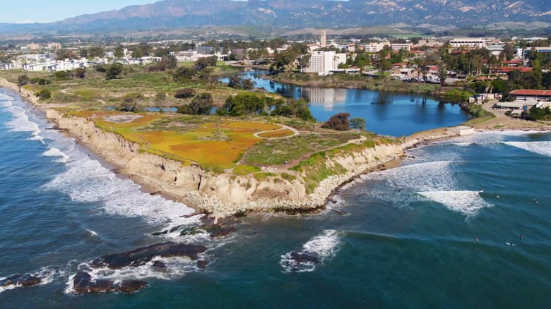 aerial view of UC Santa Barbara campus