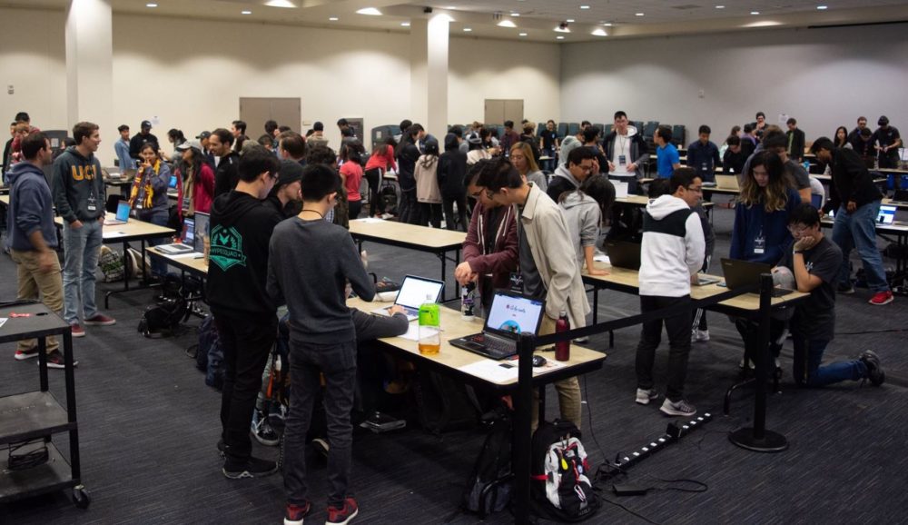 More than 400 students attended HackUCI 2019.