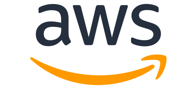 Logo for Amazon Web Services (AWS).