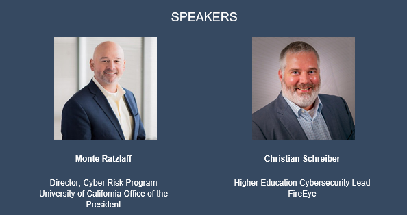 Webinar speakers, Monte Ratzlaff and Christian Schreiber.