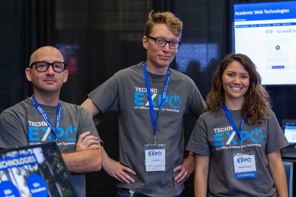 Attendees of UCI's TechnoExpo