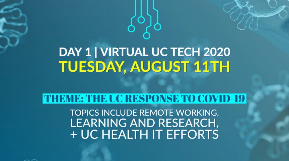 UC Tech Day 1 poster