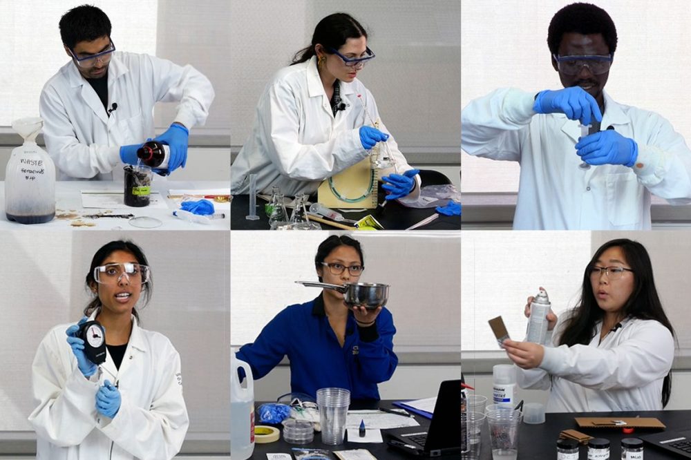 Among the UCLA graduate students who have led online workshops (top row): Jesus Iniguez, Liv Heidenreich and Musibau Francis Jimoh; and (bottom row): Shreya Patel, Cheylene Tanimoto and Ashley Jiwon Shin.