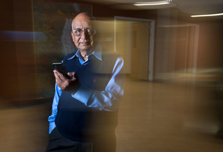 Professor Ramesh Jain of UC Irvine photo: Steve Zylius/UC Irvine communications