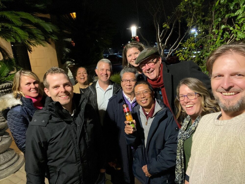 Group photo of the team behind the HIMSS