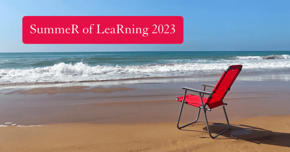 Banner for SummeR of LeaRning 2023