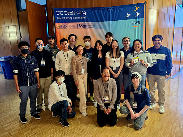 Berkeley students who participated in the One IT Experience.