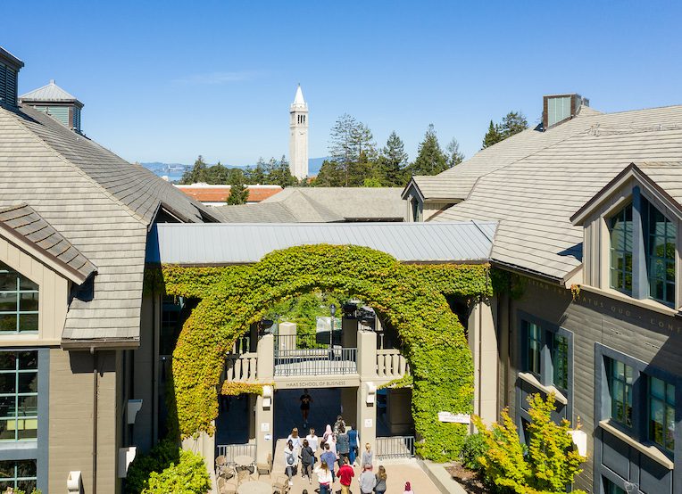 Haas beauty shot - with archway with ivy