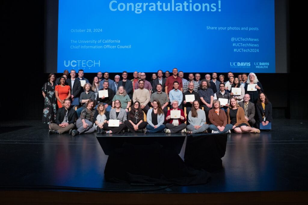 UC Tech Awards Winners - Group shot