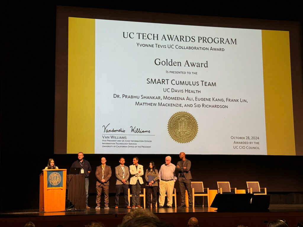 UC TEch Awards winning team - group photo