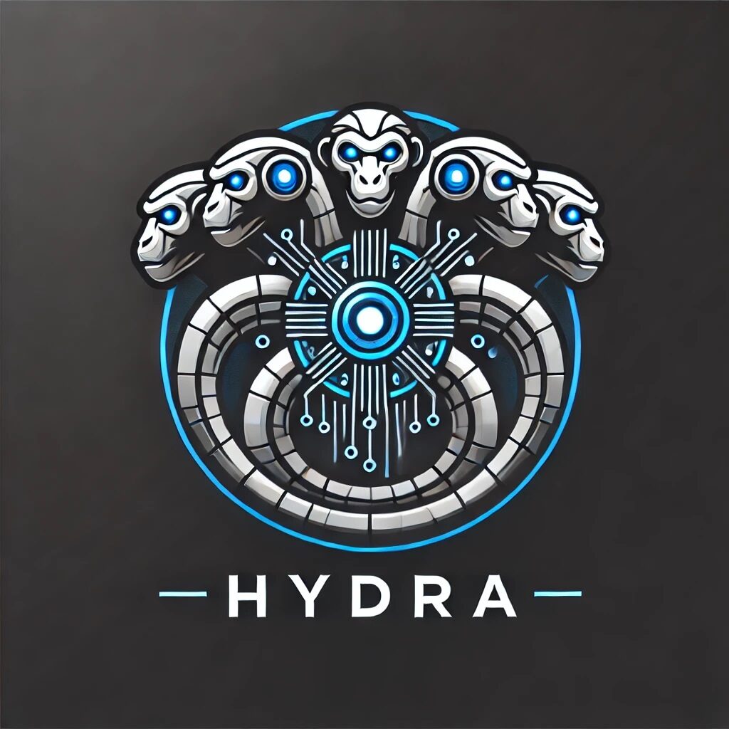 Hydra - showing their name and a multi-headed serpant