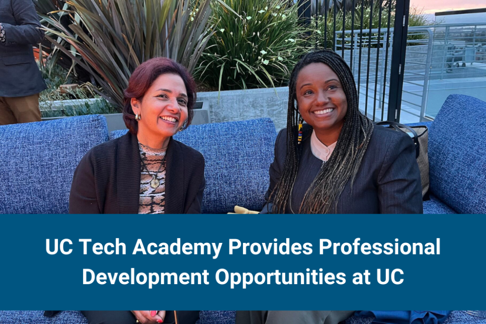 Two participants of UC Tech Academy's Lead From Where You Are Program