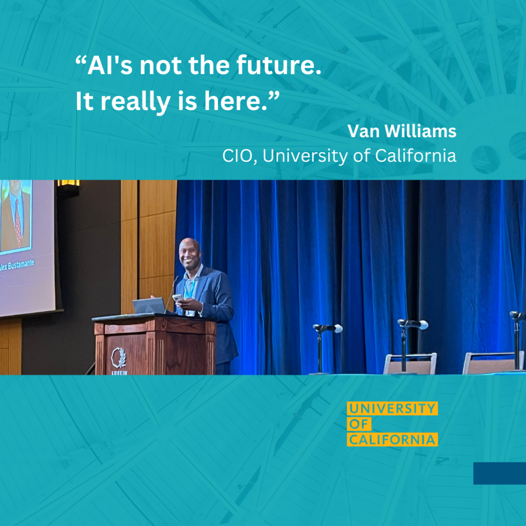 AI is not the future...It reallly is here. Van Williams