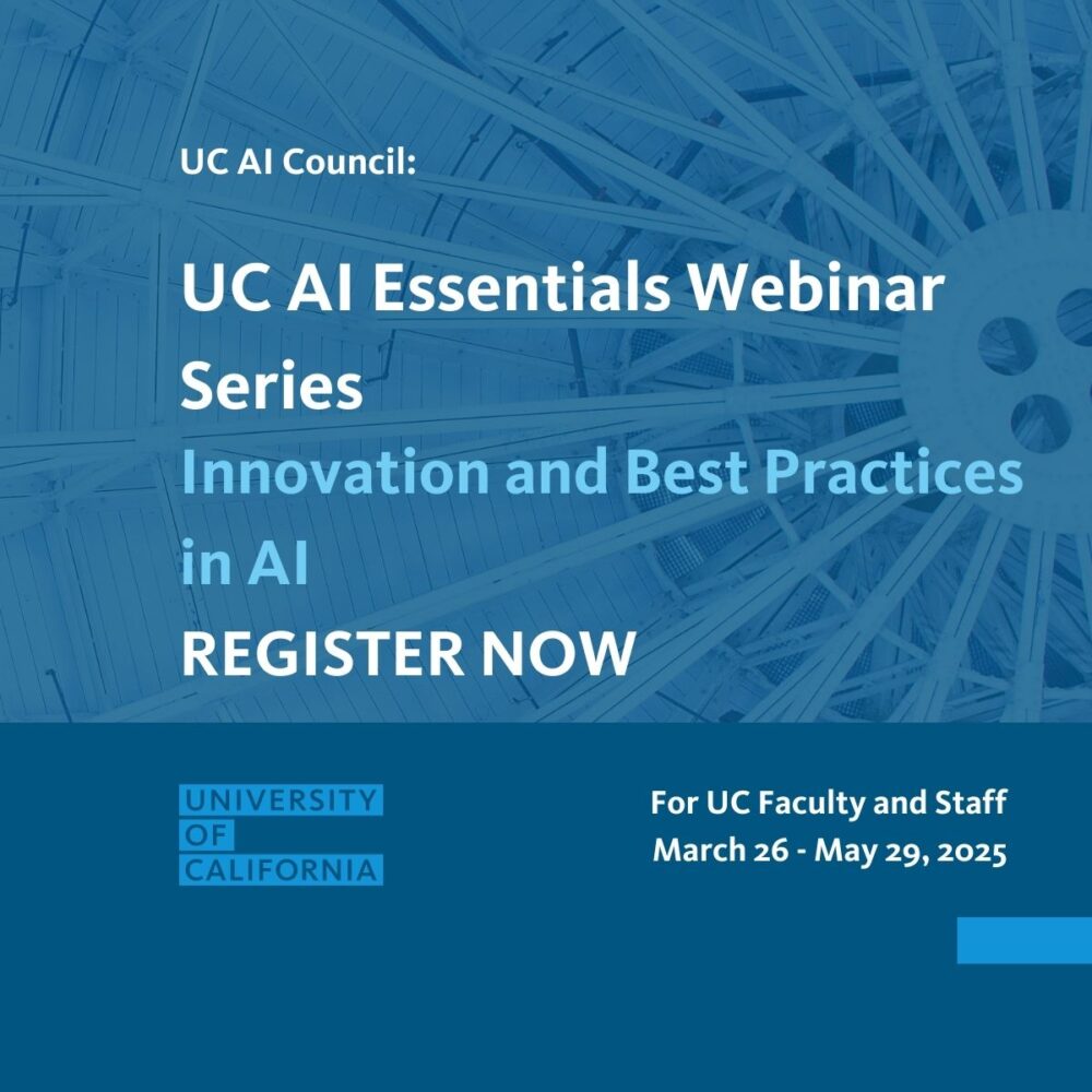 UC AI Essentials Webinar Series