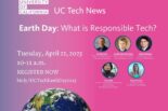 UC Tech Earth Hour 4/22 - Register now