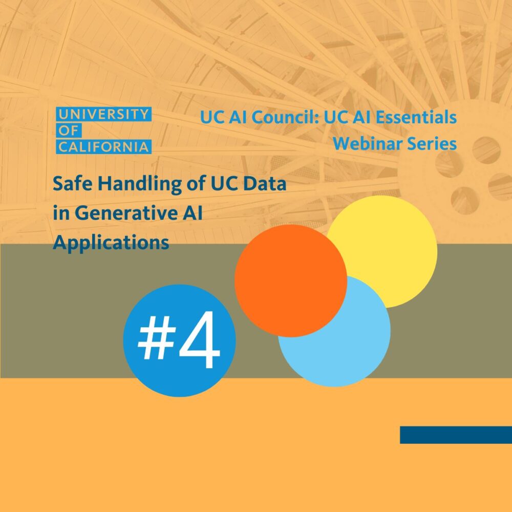 UC AI Webinar #4 - register now