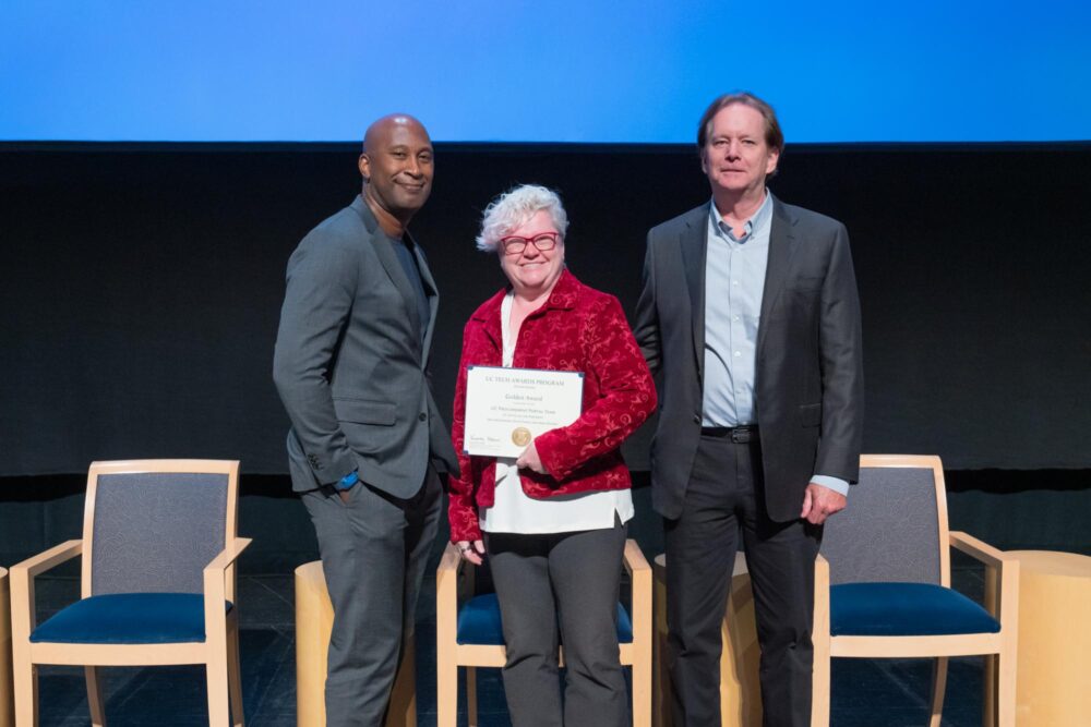 Procurement Team accepting the UC Tech Awards