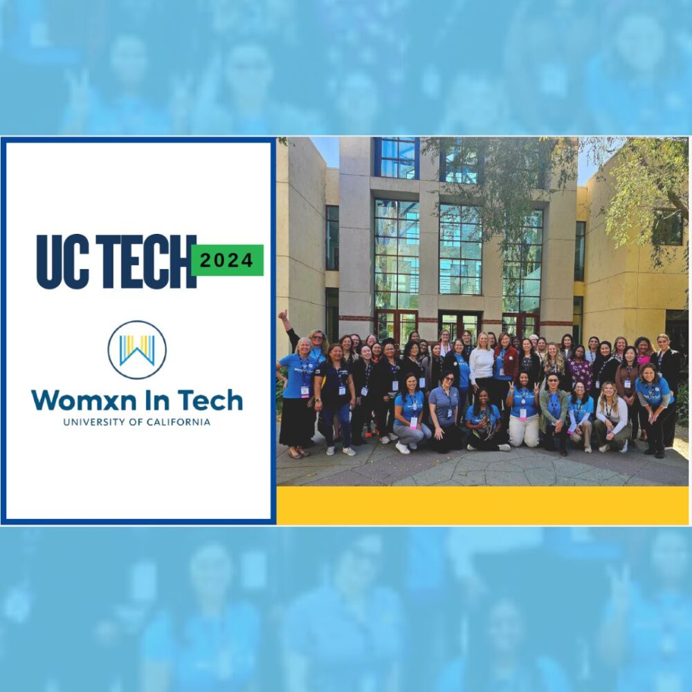 UC Tech 2024 Women in Tech with group shot of women