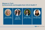 Women in Tech - Achievements and Insights from UCLA Health IT