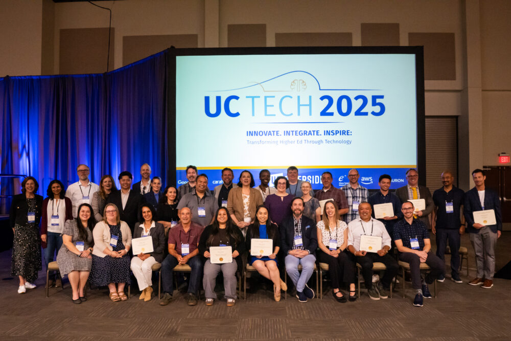 UC Tech Awards winners as a group