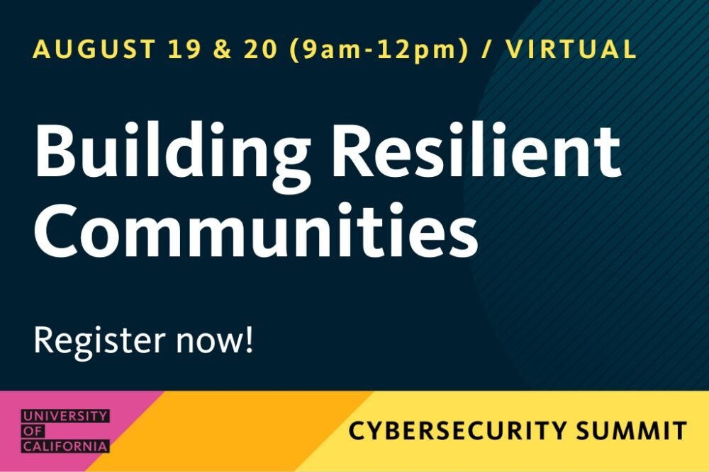 Building Resilient Communities 2025 Cybersecurity Summit