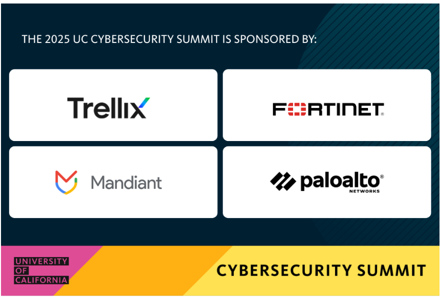 Sponsors of Summit 2025 - Trellix, Mandiant, Fortinet, Palo Alto Networks