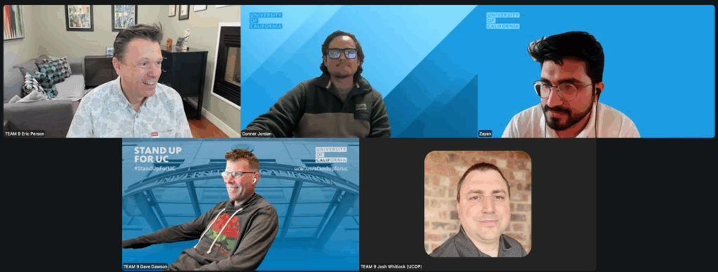 zoom images of team members