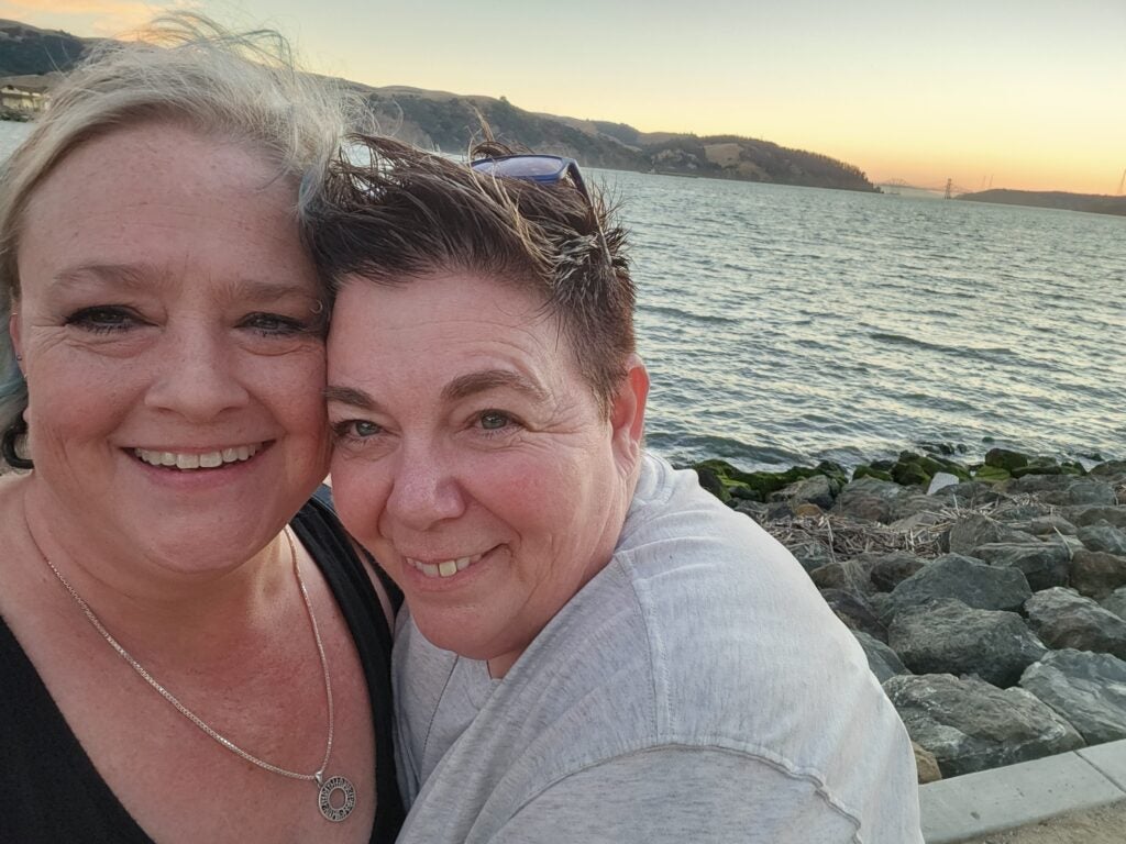 Melissa Katzin with partner