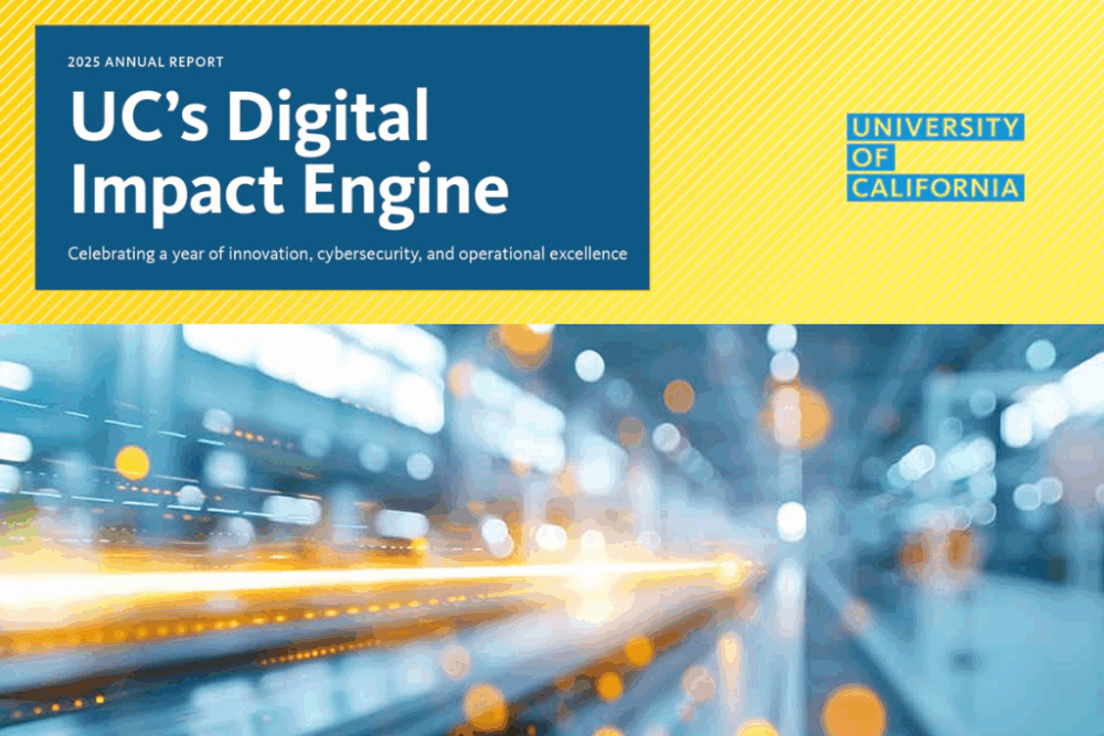 Cover image of UC’s Digital Impact Engine: Celebrating a Year of Innovation, Security, and Operational Excellence