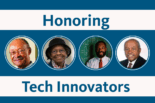 Honoring Tech Innovators with photos of 4 tech leaders