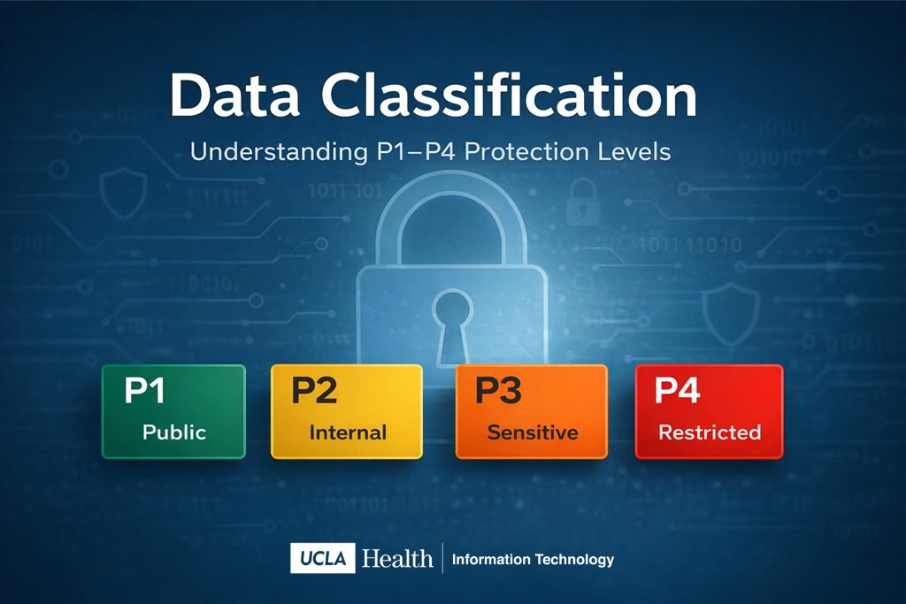 Data Classification P1: Public, P2: Internal, P3: Sensitive, P4: Restricted