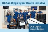 UC San Diego Cyber Health Initiative with photo of medical group