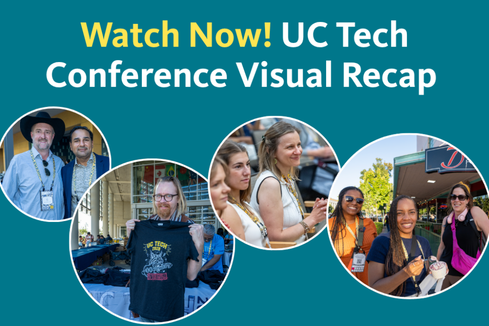Watch Now - UC Tech Conference Visual Recap with images from the event